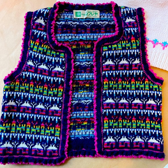 Vintage kids wool vest - Picture 1 of 1